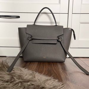 Celine Micro Belt Bag Calfskin Grey